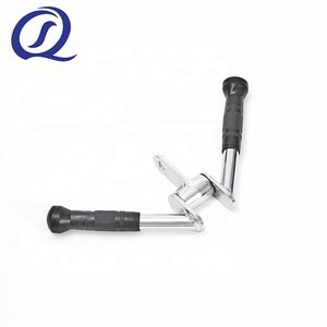 Equipo de gimnasio Fitness 36 pulgadas cromado sólido rotatorio Lat <span class=keywords><strong>Bar</strong></span> con bola puños - Product Image 1