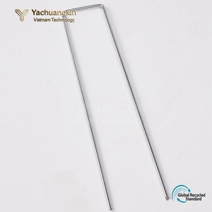 YCX Horticultural U-Shaped Nail for Greenhouse Weeding Cloth Insect Proof Net Fixing with Gasket Industrial Grade <b>Metal</b> <b>Tent</b> <b>Peg</b> - Product Image 3