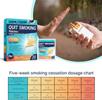 Nouvelle Tendance Chaude : Patchs Anti-Tabac OEM Step 1 21mg, Matériel Herbal, Herbes Naturelles, Usage Domestique, Personnalisable en Usine