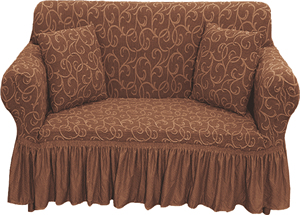 Conjunto de fundas de sofá de jacquard, conjunto de fundas elásticas de poliéster y algodón con falda de 7 plazas, 3 + 2 + 1 + 1, conjunto de fundas seccionales, superventas - Product Image 3