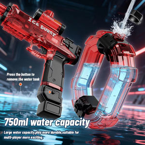 ปืนฉีดน้ำไฟฟ้ารุ่นใหม่ พร้อมไฟฉาย ความจุขนาดใหญ่ พลังแรง ยิงไกล ของเล่นฉีดน้ำสำหรับเด็ก เล่นสนุกกลางแจ้ง ชายหาด ฤดูร้อน - Product Image 3