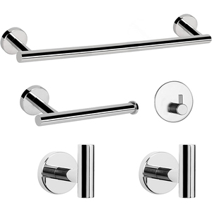 Accessori completi da bagno in acciaio inossidabile 304 di alta qualità set di accessori da bagno in metallo a buon mercato in Cina - Product Image 6