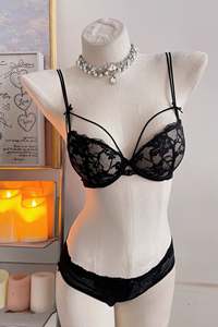 <span class=keywords><strong>Soutien</strong></span>-<span class=keywords><strong>gorge</strong></span> sexy en dentelle avec boucle frontale, bonnet 3/4, uni, respirant, pour petite poitrine, effet push-up, sans armatures, <span class=keywords><strong>grande</strong></span> <span class=keywords><strong>taille</strong></span> - Product Image 2