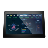 Ordinateur industriel fiable à écran tactile de 13.3 pouces avec processeur Intel J1900 sans ventilateur et SSD de 4 Go de RAM 128 Go pour les usines