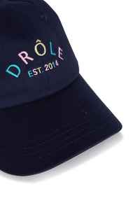 Diseñador de alta calidad Drole De Monsieur Blue Navy Logo Cotton Baseball Hat Outdoor Sun Protection Peaked Caps - Product Image 3