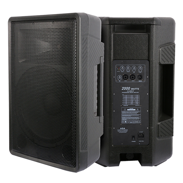 Accuracy Pro Audio CBE15ADA Professional 500W RMS 15 Inch Active Speaker Active Digital Power Speaker System