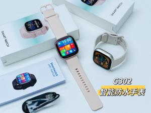 Montre connectée unisexe <span class=keywords><strong>G302</strong></span> TFT, moniteur de fréquence cardiaque, moniteur de tension artérielle, assistant vocal, NFC, étanche IP67, autonomie de 4 jours - Product Image 4