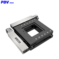 Plataforma de Posicionamiento XY Eléctrica de Alta Precisión PT-12XY60 con Recorrido de Eje XY de 60 mm