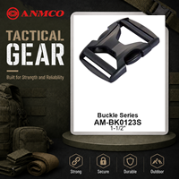 Pochettes d'accessoires pour gilet de chasse POM, boucle à dégagement rapide 40 mm, boucle de ceinture pour gilet tactique, gilet de paintball réglable