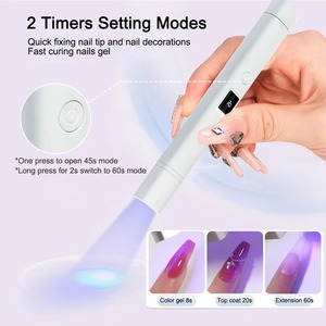UV <b>LED</b> Nail Lamp Mini Plastic Home Use Portable Nail Dryer with Fast Curing for Salon & Manicure - Product Image 3
