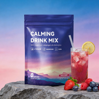 Poudre Énergisante Super Calm aux Électrolytes et Complexe de Magnésium et de Potassium pour l'Hydratation, le Sommeil et la Relaxation