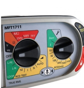 Testeur multifonction série MFT1700 avec grand écran LCD lumineux MFT1711/MFT1721, test de boucle à deux/trois fils sans déclenchement, IP54, garantie 1 an - Product Image 4