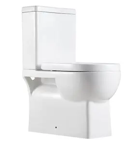BINLI 싼 가격 중국 제조자 현대 작풍 물 저축 2 조각 지면에 의하여 거치되는 세라믹 화장실