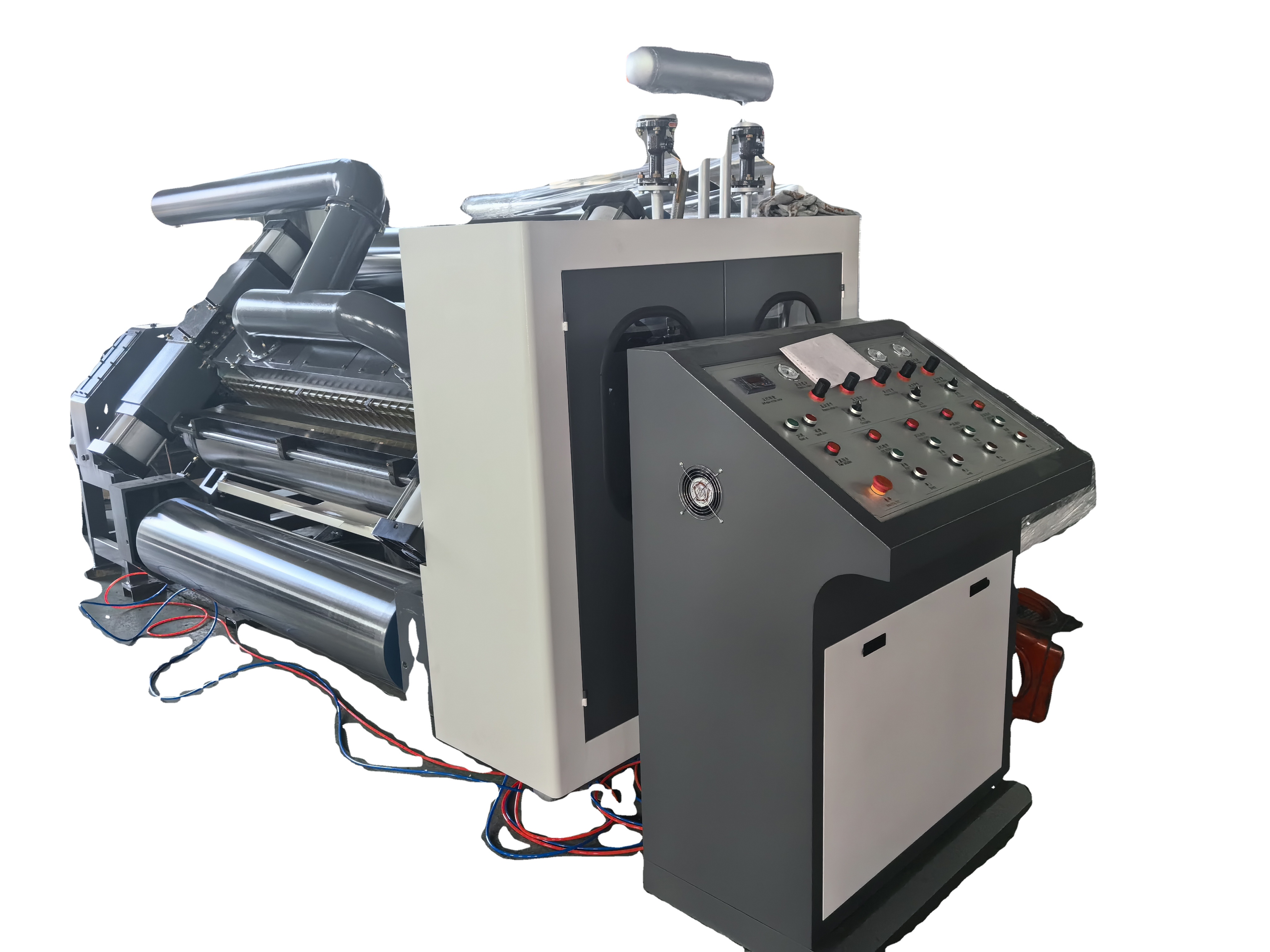 Robust Automatic Electric Single Facer Corrugator-Energy Saving Easy to Operate Wood Packaging