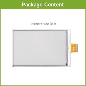 Écran E-Paper Waveshare 3,52 pouces (B), écran E-Ink, 360x240, rouge/noir/blanc, SPI pour Raspberry Pi/ série Jetson/ RDK X3 K785 - Product Image 1
