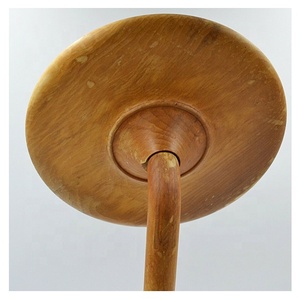 Specchio di vanità narciso in legno raro modernista - Product Image 3