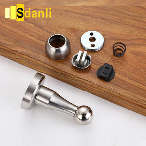 नया डिजाइन प्राचीन स्टेनलेस स्टील दरवाजा स्टॉपर फर्श घुड़सवार चुंबकीय सजावटी पीतल दरवाजा बंद करें बाहरी दरवाजे टिकाऊ के लिए - Product Image 2