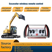 Control Remoto Inalámbrico Hidráulico con Joystick 24V Nuevo NOMI para Grúas de Camión y Excavadoras, Piezas de Maquinaria de Construcción