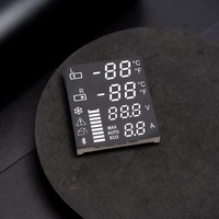 Pantalla LED Táctil Capacitiva de 7 Segmentos, Blanco Difuso, 350cd, Alto Brillo, Resolución Personalizable, SDK, Gráficos para Elevadores
