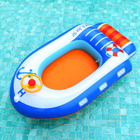 Taille personnalisée siège d'eau gonflable en PVC durable pour bébé, volant transfrontalier, bateau pour enfants, jouet, installations d'amusement aquatique