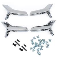 Kit de poignées de porte intérieures innovant pour Mercedes-Benz W204 C200 GLK300 en plastique argenté LHD