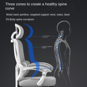 하이 퀄리티 메쉬 사무실 의자 컴퓨터 의자 팔걸이 안락 의자 점심 휴식 의자 직원 좌석 통기성 회전 의자 - Product Image 4
