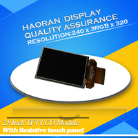 HAORAN 2,8 Zoll 240x320 Farb-TFT-LCD-Touchscreen-Display ILI9341 Controller Resistives Touchpanel 50-Pin-Anschluss RGB/SPI/MCU
