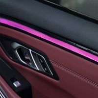 Lumière d'ambiance pour voiture, 64 couleurs, style cristal, symphonie arc-en-ciel pour BMW Série 3 G20 2020-2026, accessoires LED, décoration intérieure