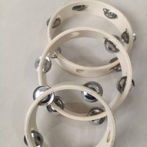 Tambourin miniature personnalisé de 4 pouces en bois et métal, instrument de musique éducatif, idéal pour les fêtes, les églises, les mariages - Product Image 4