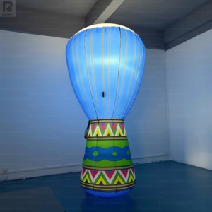Djembe Gonflable Interactif Géant : Modèle de Percussion Ethnique Idéal pour les Photos – <span class=keywords><strong>Tambour</strong></span> Africain pour Campagnes Culturelles/Événements - Product Image 3
