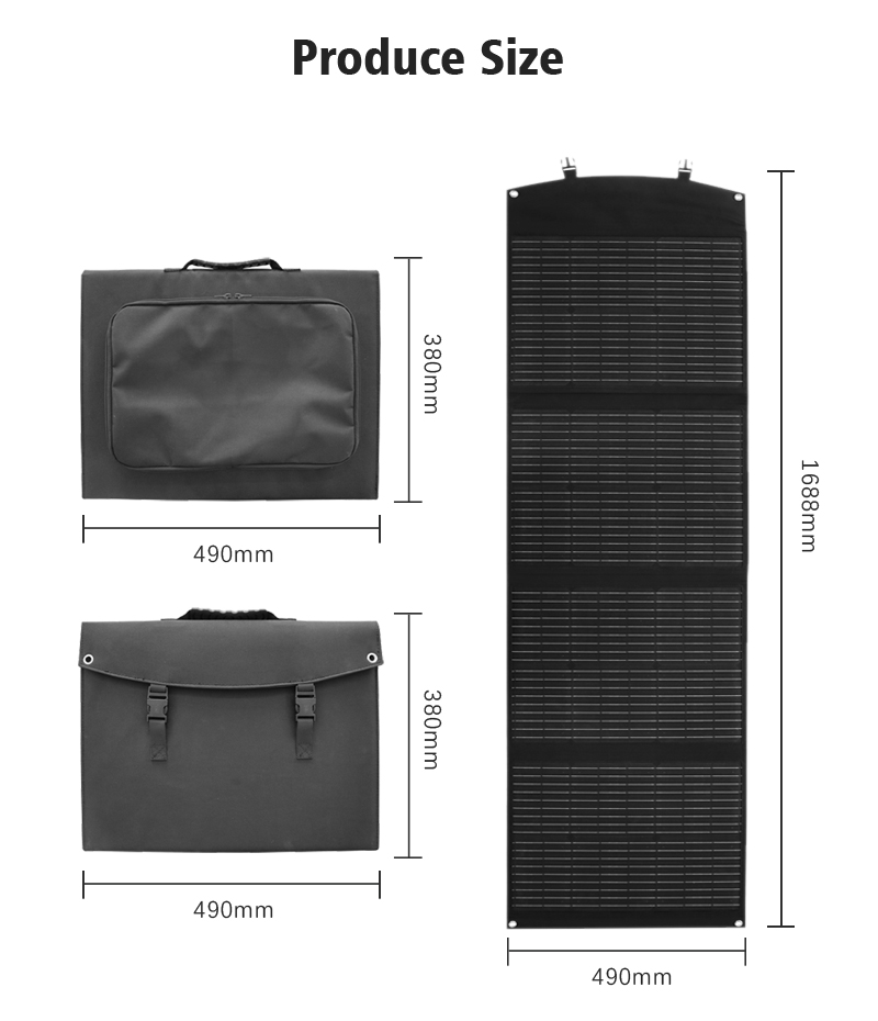 Panel Solar Plegable de 200W