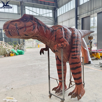 Costume de dinosaure réaliste grandeur nature, animatronique, pour parc à thème, événement d'Halloween, défilé