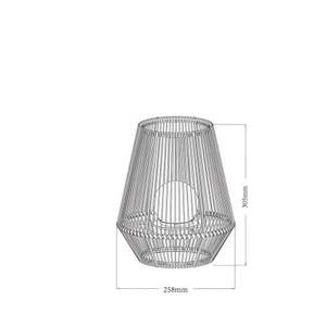 Lámpara solar de 30 cm con estructura de metal y polietileno, ideal para iluminar exteriores y jardines de forma ecológica. - Product Image 2