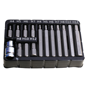 Juego de Llaves Allen FIXTEC de 15 Piezas, con Caja Metálica, Punta Hexagonal de 1/2'', FHS041015HM - Product Image 5
