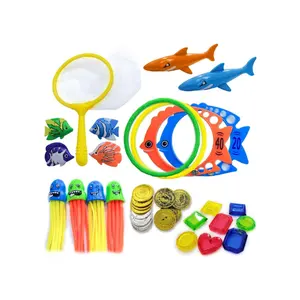 Set di Giocattoli Subacquei per Bambini con Meduse e Anelli da Immersione, Giochi d'Acqua per Piscina - Product Image 1