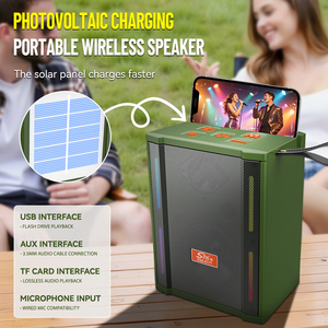 <span class=keywords><strong>Altavoz</strong></span> portátil de 4 pulgadas, <span class=keywords><strong>altavoz</strong></span> SING-E con micrófono y ranura para tarjeta, perfecto para fiestas y reuniones familiares - Product Image 3