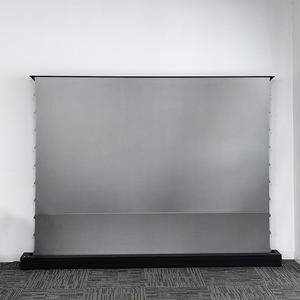 72-120 pulgadas Fresnel eléctrico Pop-up/Floor Rising proyector pantalla Anti-luz motorizada Tab tensión proyección cortina 8K 3D - Product Image 2