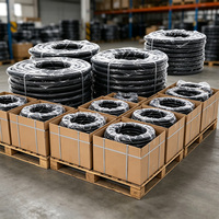 Tuyau en caoutchouc EPDM pour lavage de voiture, tuyau d'eau flexible, tube en caoutchouc durable anti-âge pour le nettoyage automobile et l'utilisation en jardin