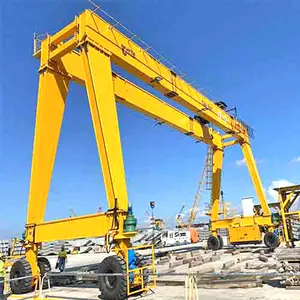 Factory direct supply good price 40 ton 50 ton casting yard straddle carrier