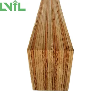 منتجات خشب الصنوبر LVIL الصديق للأخشاب LVL من الخشب الرقائقي متعدد الطبقات للبناء lvl