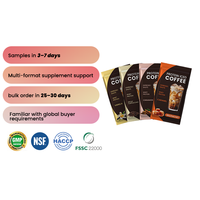 Lifeworth OEM Collagène & Protéines de Lactosérum Café Prise de Poids en Poudre Instantanée Café Glacé Adulte Végétalien Sans Gluten