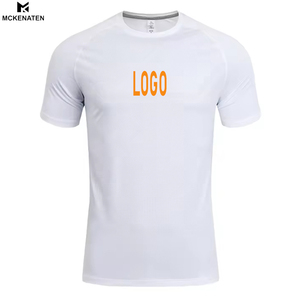 T-shirt da <span class=keywords><strong>uomo</strong></span> casual per <span class=keywords><strong>palestra</strong></span>, elasticizzata, ad asciugatura rapida, per basket, corsa, fitness, tinta unita, 160 grammi, girocollo, manica corta - Product Image 3