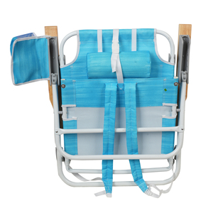 كرسي شاطئ قابل للطي من الألومنيوم من كيجي، كرسي استرخاء محمول مع مسند للذراعين للاستخدام على الشاطئ - Product Image 4