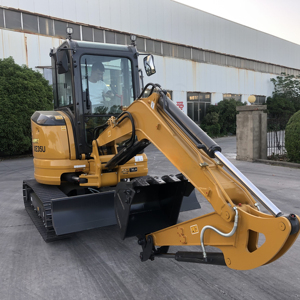 Mini-excavatrice sur chenilles EU Energy Saving XE35U 3,5t avec dents de godet KOMATCO, hydraulique et mécanique - Product Image 1