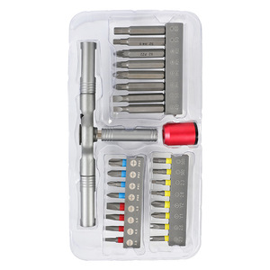 27 Piece Screwdriver Bit Set With T Type Ratchet Wrench Phillips Flathead Bits For Diy Repair Tools - Product Image 3