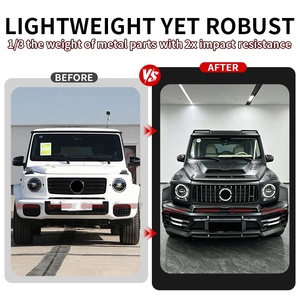 ฝากระโปรงหน้าคาร์บอนไฟเบอร์สำหรับ Mercedes G Class W463a MSY P920 Performance ผลิตด้วยวิธี Autoclave Pre Preg พร้อมช่องระบายความร้อน - Product Image 3