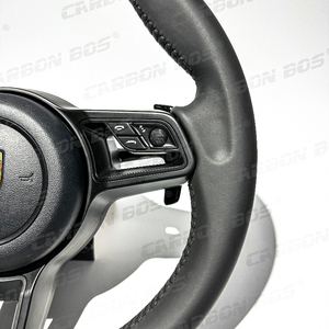 Volante in Fibra di Carbonio per Porsche Panamera Cayenne <span class=keywords><strong>Macan</strong></span> Cayman GT4 Boxster 718 981 911 GT - Vendita Diretta dalla Fabbrica - Product Image 2