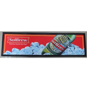 <strong>Custom</strong> Logo <strong>Printed</strong> Eco-Friendly Beer <strong>Counter</strong> Mat Washable Felt Bar Runner Durable Rubber Sublimation Printing Direct <strong>Supplier</strong> - Product Image 5