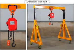 بيع مباشر من المصنع رافعة جسرية محمولة بعجلات الهيكل الصلب مع مختلف آليات الرفع المتاحة - Product Image 2