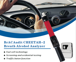 त्वरित परीक्षण और evidential शराब Breathalyzer शराब परीक्षक चमकती रोशनी के साथ - Product Image 6